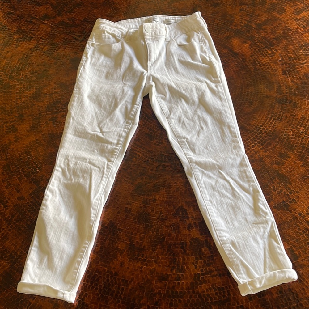 2 pairs Jessica Simpson rolled crop skinny Jean
